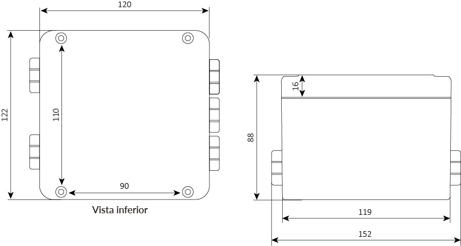 Transmissor de peso WT-BT-BR